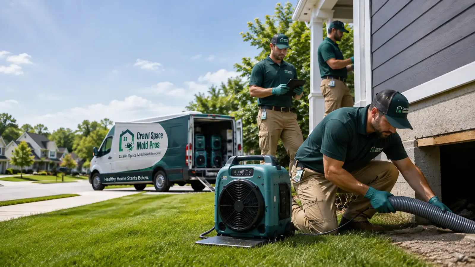 Crawl Space Mold Removal in Dayton, OH